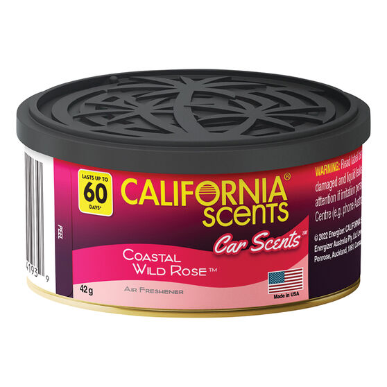 California Scents Car Scents Air Freshener Can Wild Rose 42g, , scanz_hi-res