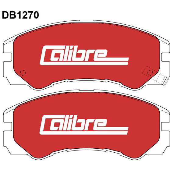 Calibre Disc Brake Pads DB1270CAL, , scanz_hi-res
