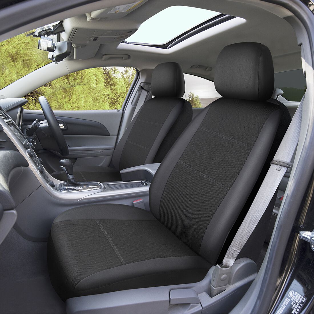 SCA Jacquard Seat Covers Black, Adjustable Headrests, Airbag Compatible, Size 30A, , scanz_hi-res