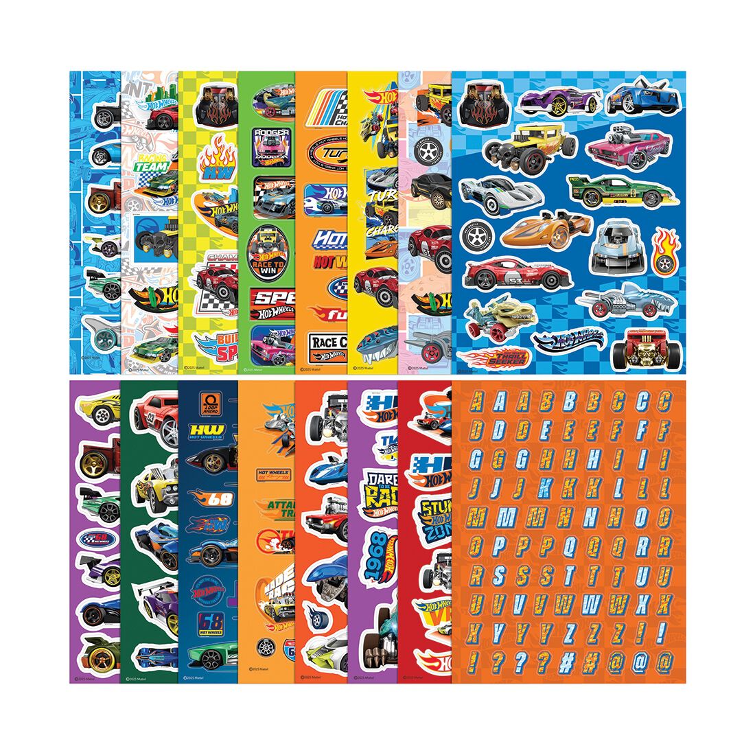 Kaleidoscope Hot Wheels Sticker Bomb, , scanz_hi-res