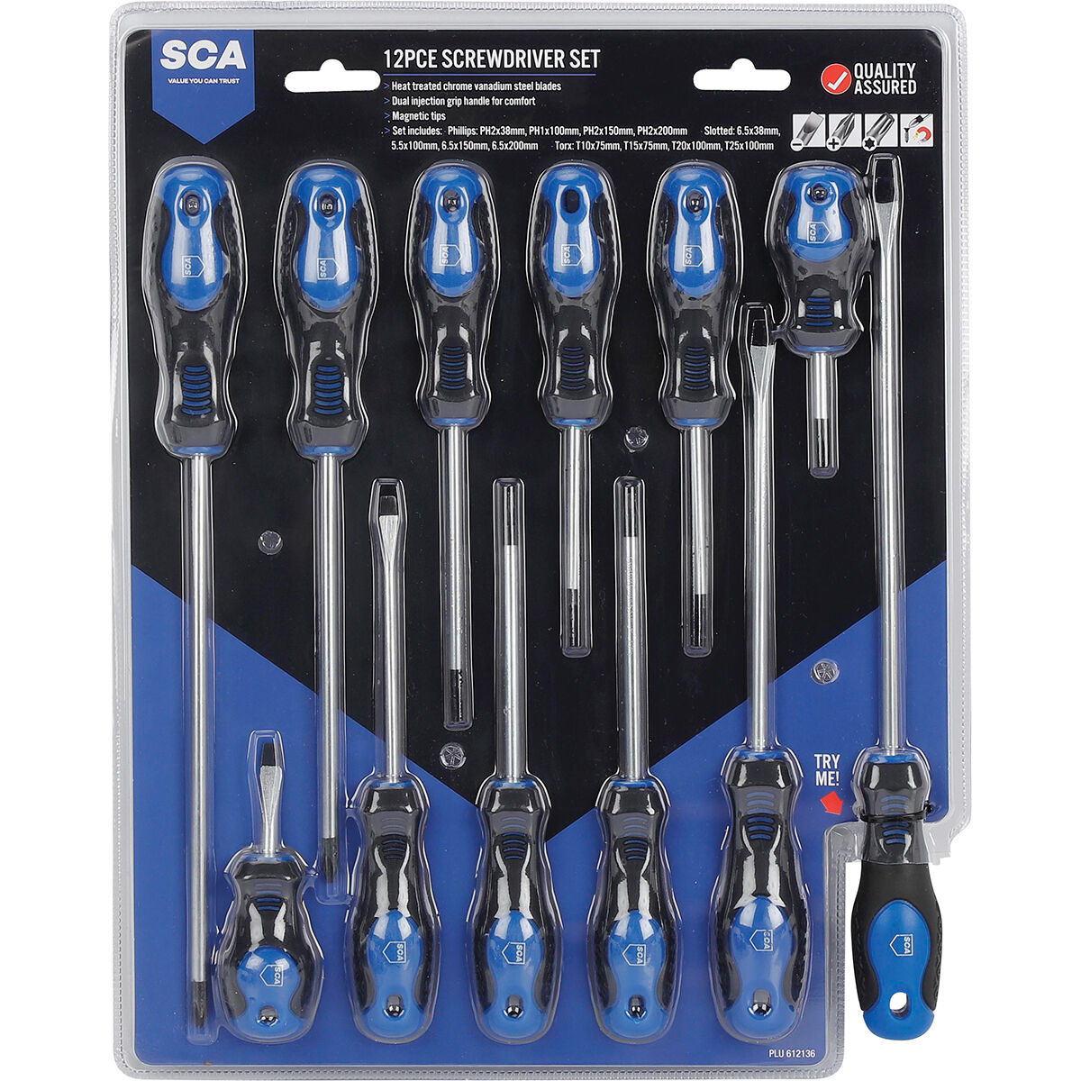 SCA Screwdriver Set - 12 Piece, , scanz_hi-res