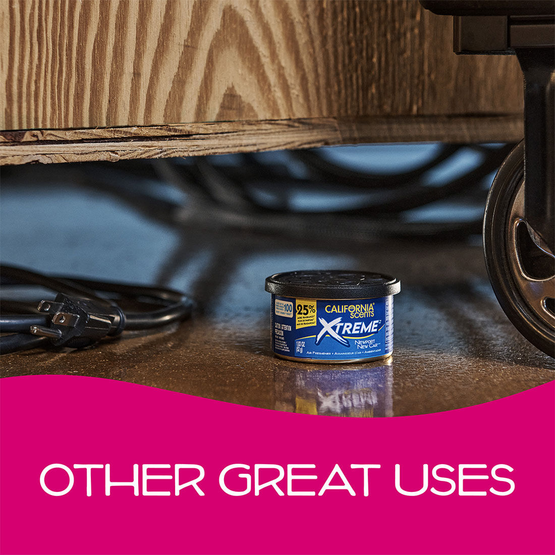 California Scents Newport New Car Xtreme Can Car Air Freshener 52g, , scanz_hi-res