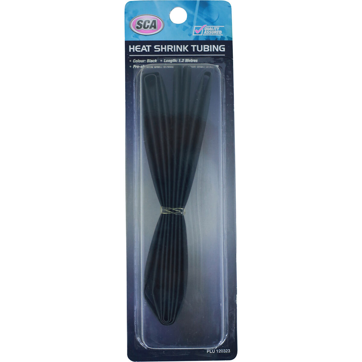 SCA Heat Shrink Tubing - Black, 8.2mm x 1.2m, , scanz_hi-res
