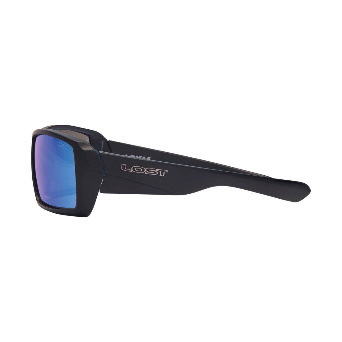 LOST Sunglasses Abyss Mirror Polarised Matt Black Blue, , scanz_hi-res