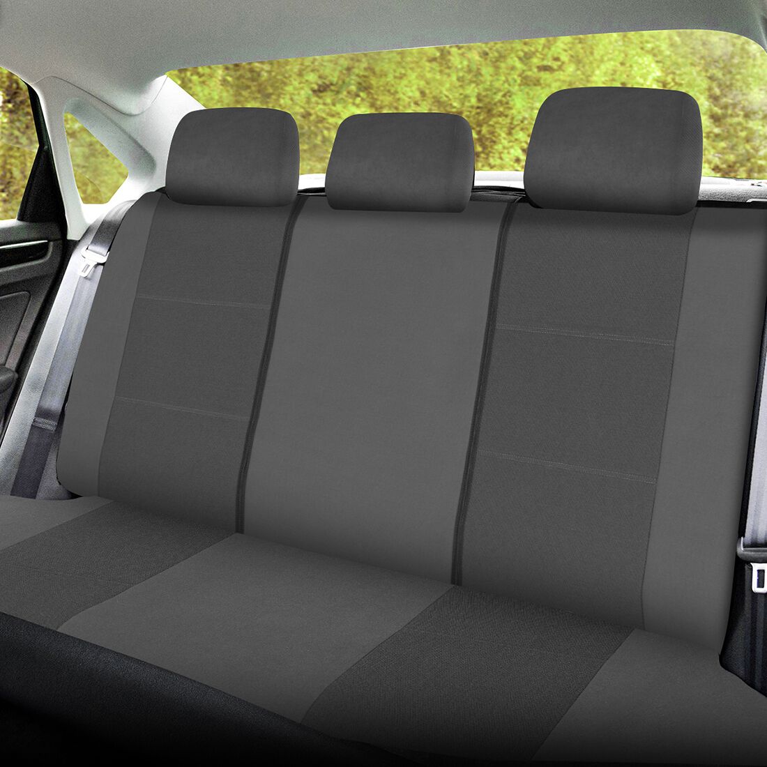 SCA Jacquard Seat Covers Charcoal, Rear, Airbag Compatible, Size 06H, , scanz_hi-res