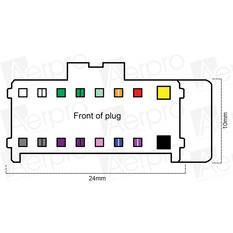 Aerpro APP8PIO8 Head Unit Specific Wiring Harness, , scanz_hi-res