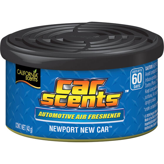 California Scents Car Scents Air Freshener Can Newport New Car 42g, , scanz_hi-res