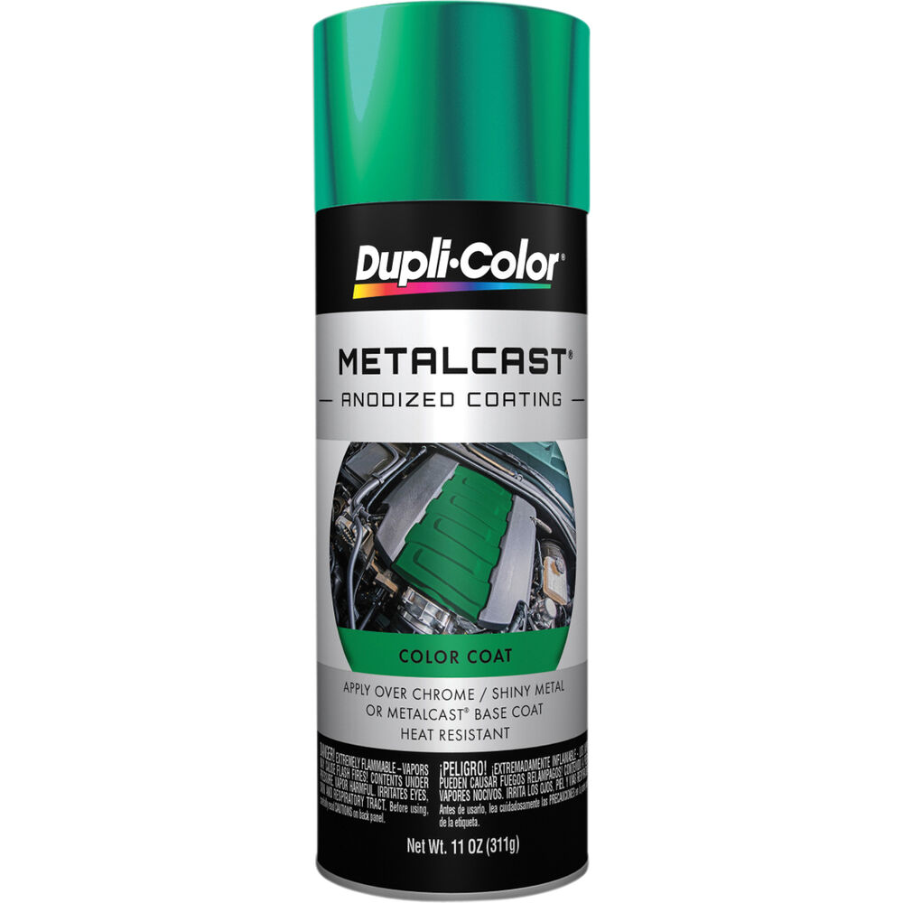 DupliColor Metalcast Aerosol Paint Enamel Green Anodised 311g
