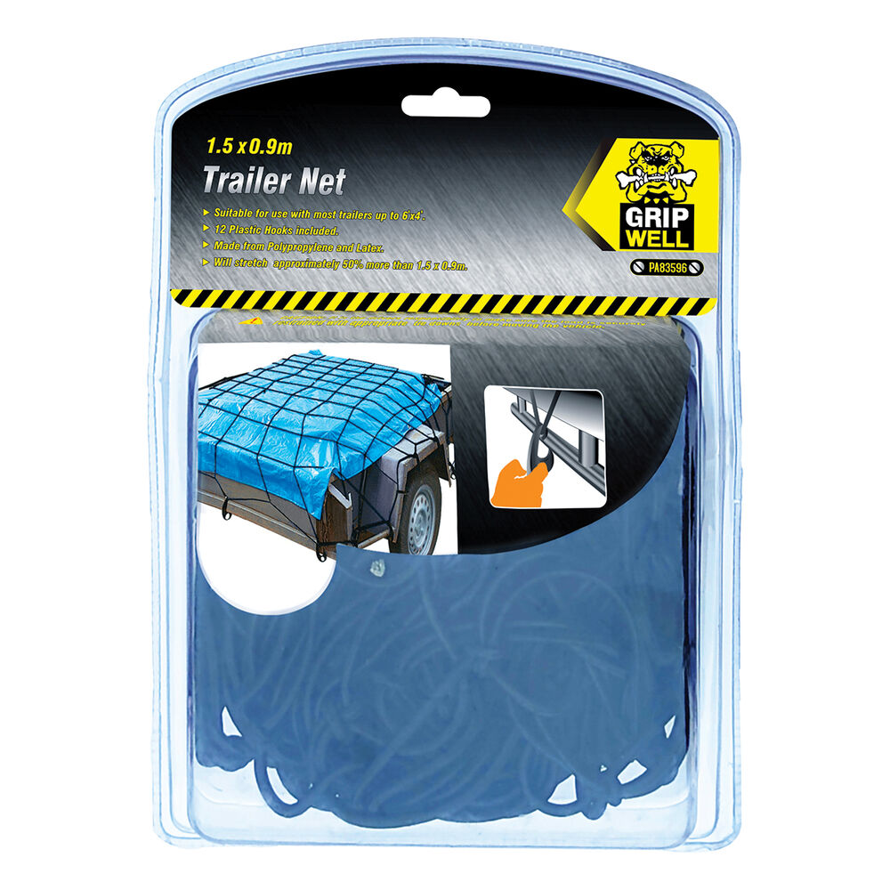Gripwell Cargo Trailer Net Elastic 1.5m x 0.9m Supercheap Auto New