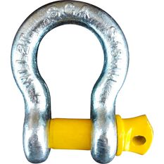 SCA Bow Shackle - Rated to 2000kg, Galvanised, 13mm, , scanz_hi-res