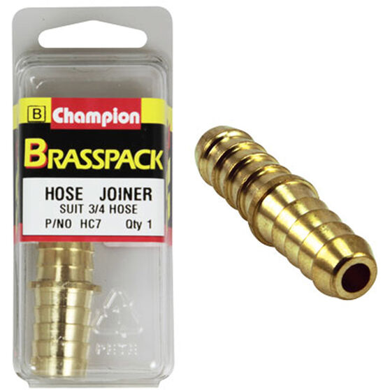 Champion Hose Joiner - 3 / 4inch, Brass, , scanz_hi-res