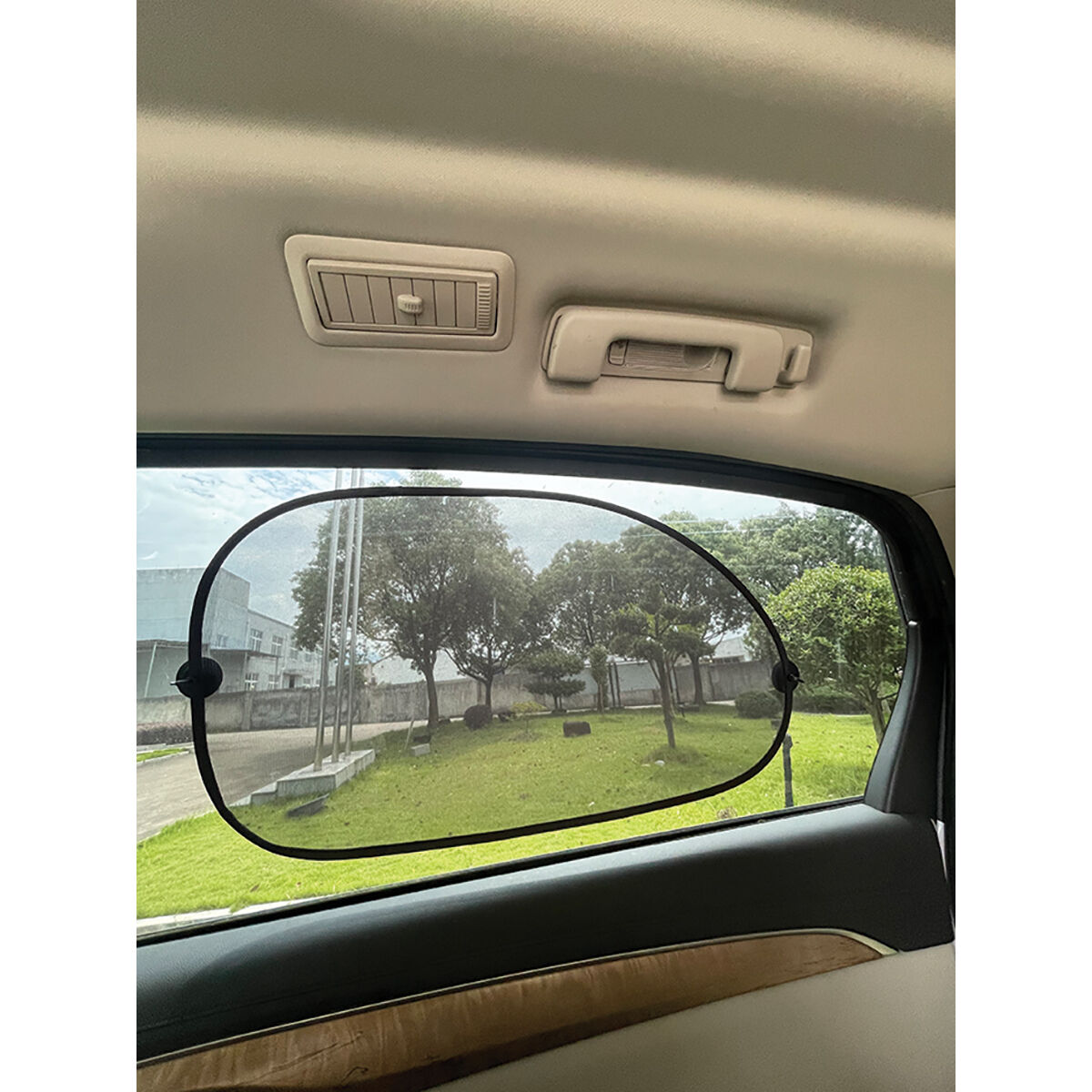 SCA Window Shade - Side, Contour, Black 38x65cm, Pair, , scanz_hi-res