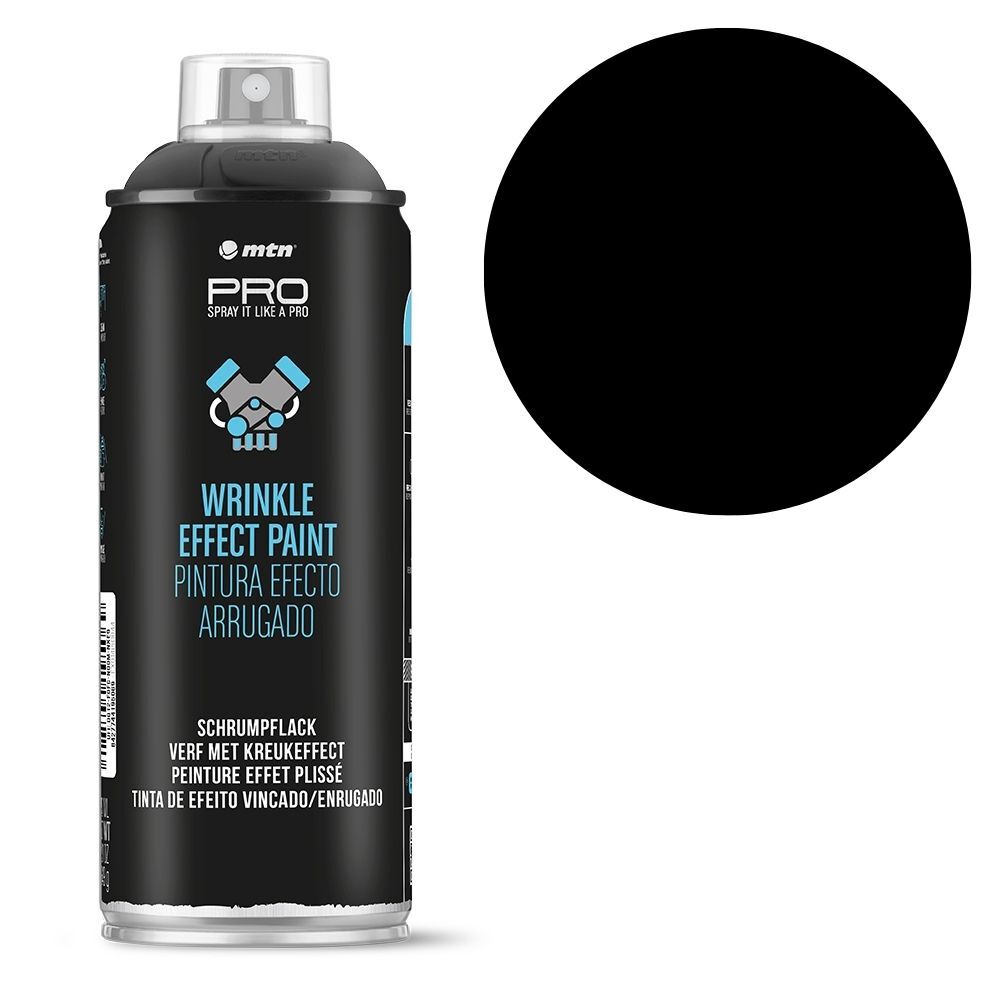 MTN PRO Wrinkle Finish Paint Black 400ml, , scanz_hi-res