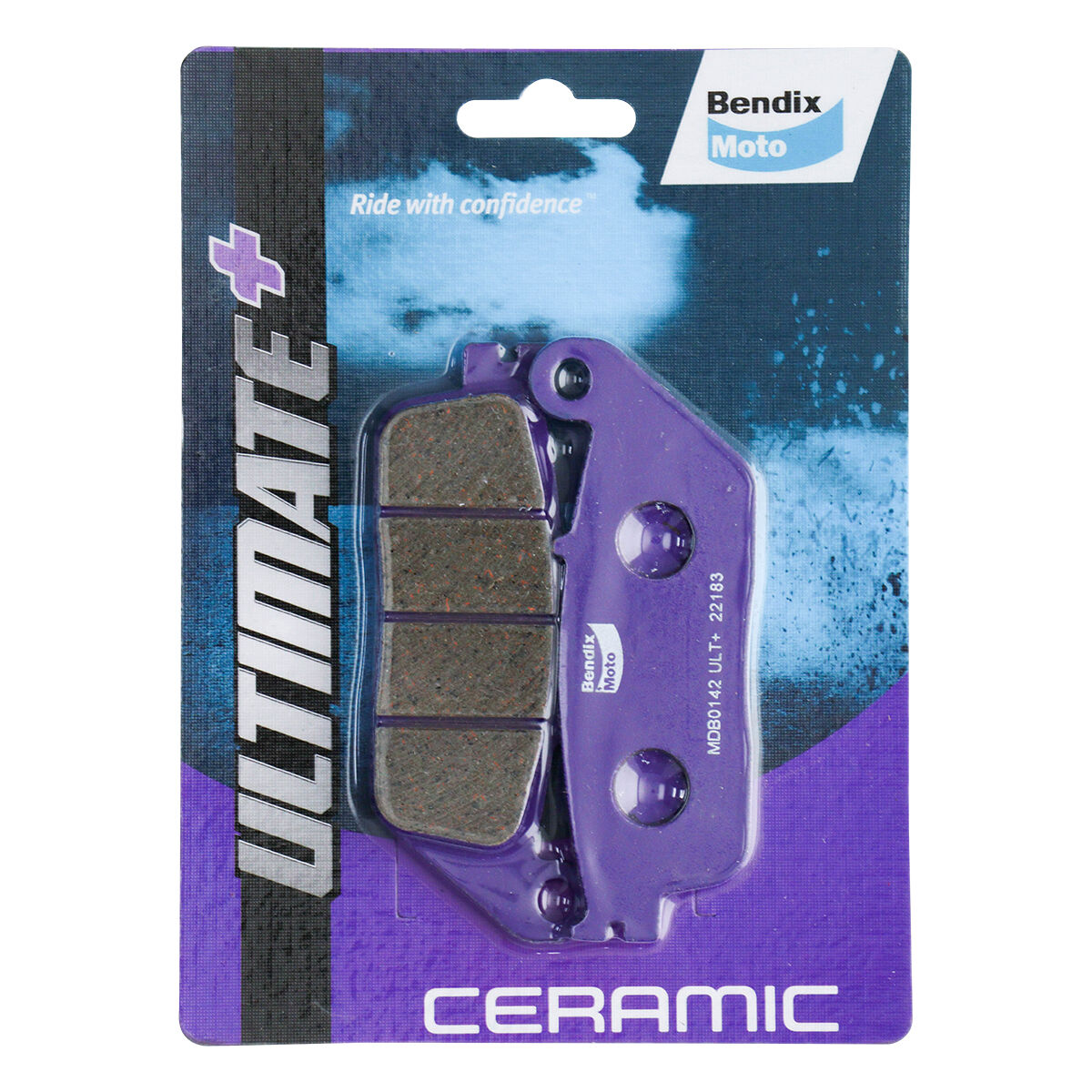 Bendix Ultimate+ Motorcycle Disc Brake Pads - MDB0142-ULT+, , scanz_hi-res