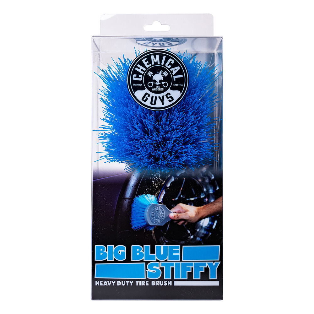 Chemical Guys Big Blue Stiffy Heavy Duty Tire Brush Supercheap Auto New Zealand