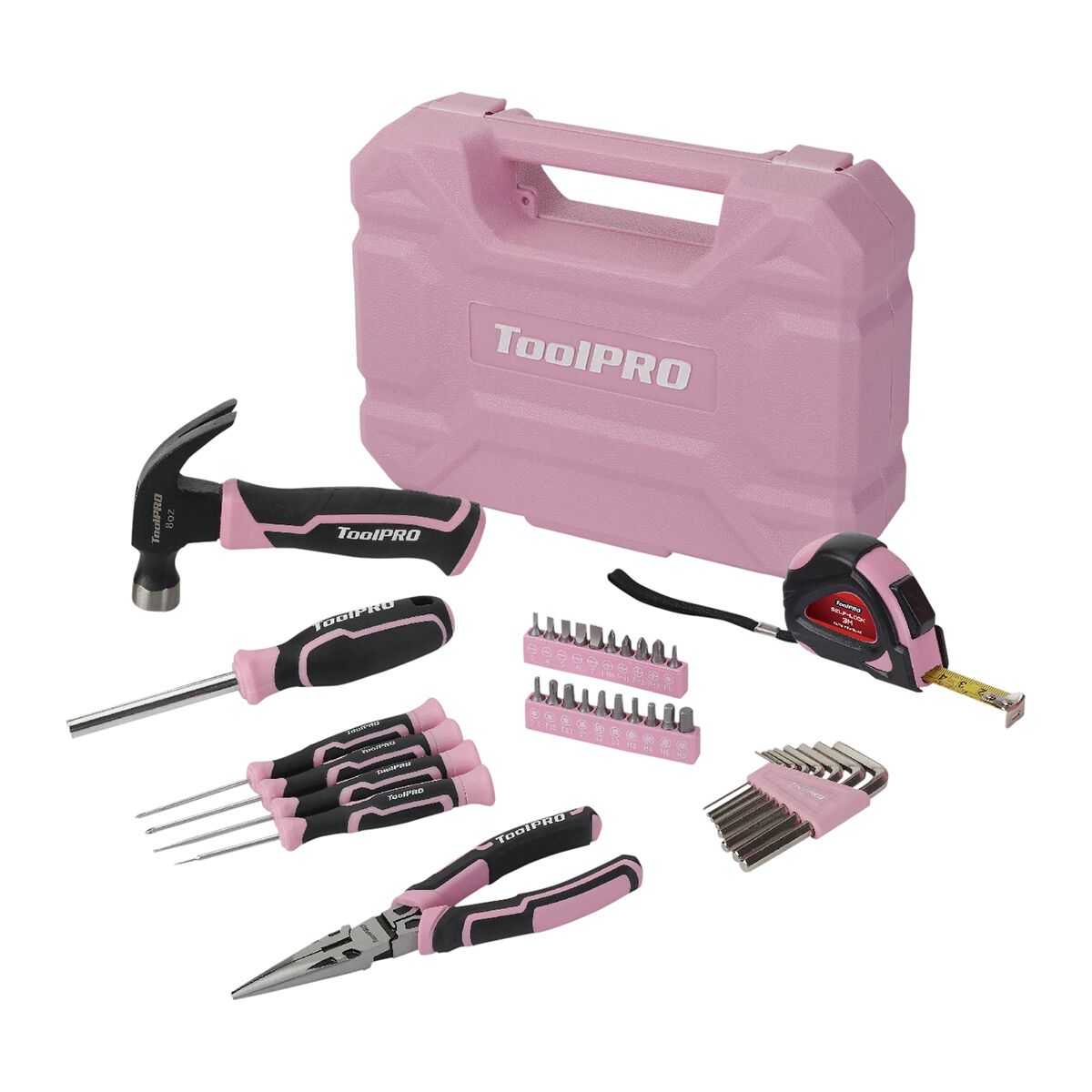 ToolPRO Tool Kit 36 Piece BMC Pink, , scanz_hi-res