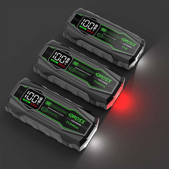 CAROSS T18Max 12V 2000A Compact Smart Lithium Jump Starter With Built-in 3 Mode Light, , scanz_hi-res