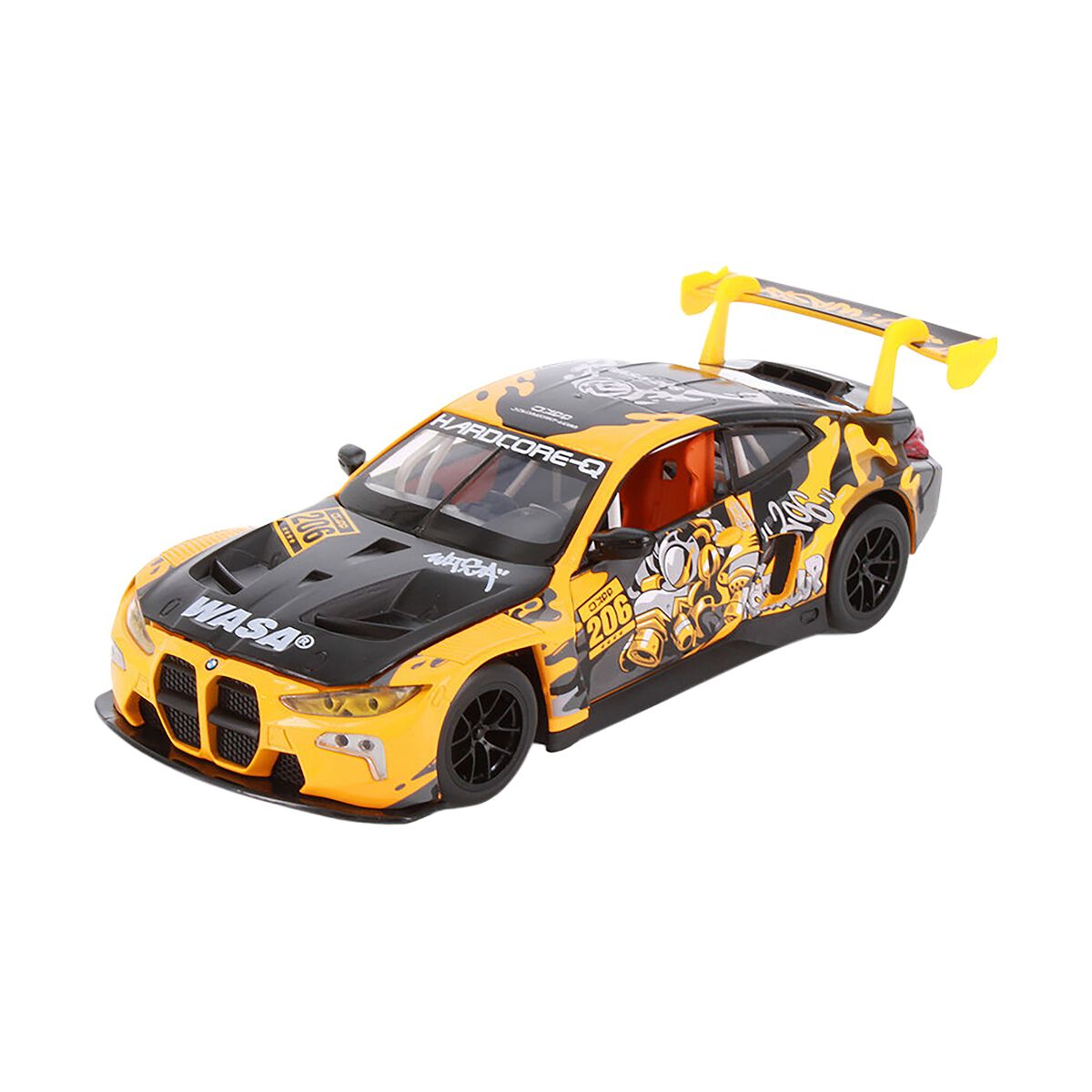 Die Cast WASA 1:24 BMW M4 GT3 - Yellow, , scanz_hi-res