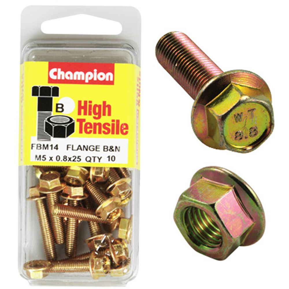 Champion Flange Bolts FBM14 M5x25 Supercheap Auto New Zealand