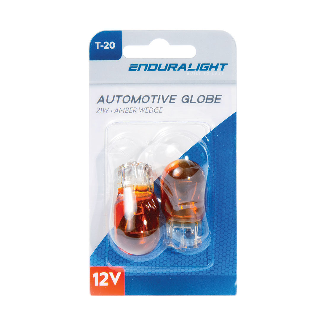 ENDURALIGHT Automotive Globes - Amber Wedge 12V, 21W, T-20, , scanz_hi-res