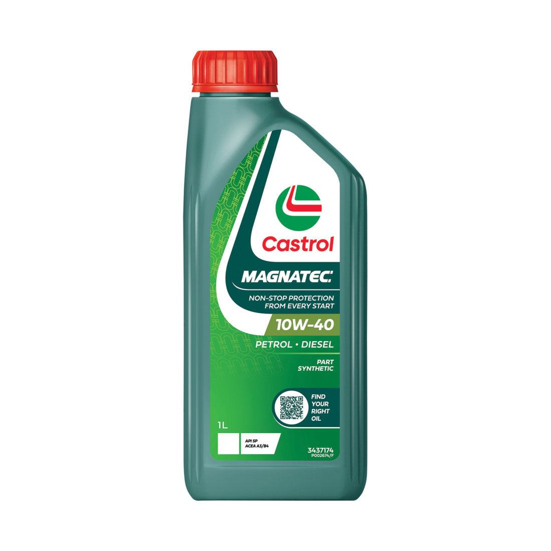 Castrol MAGNATEC Engine Oil, 10W-40, 1 Litre, , scanz_hi-res
