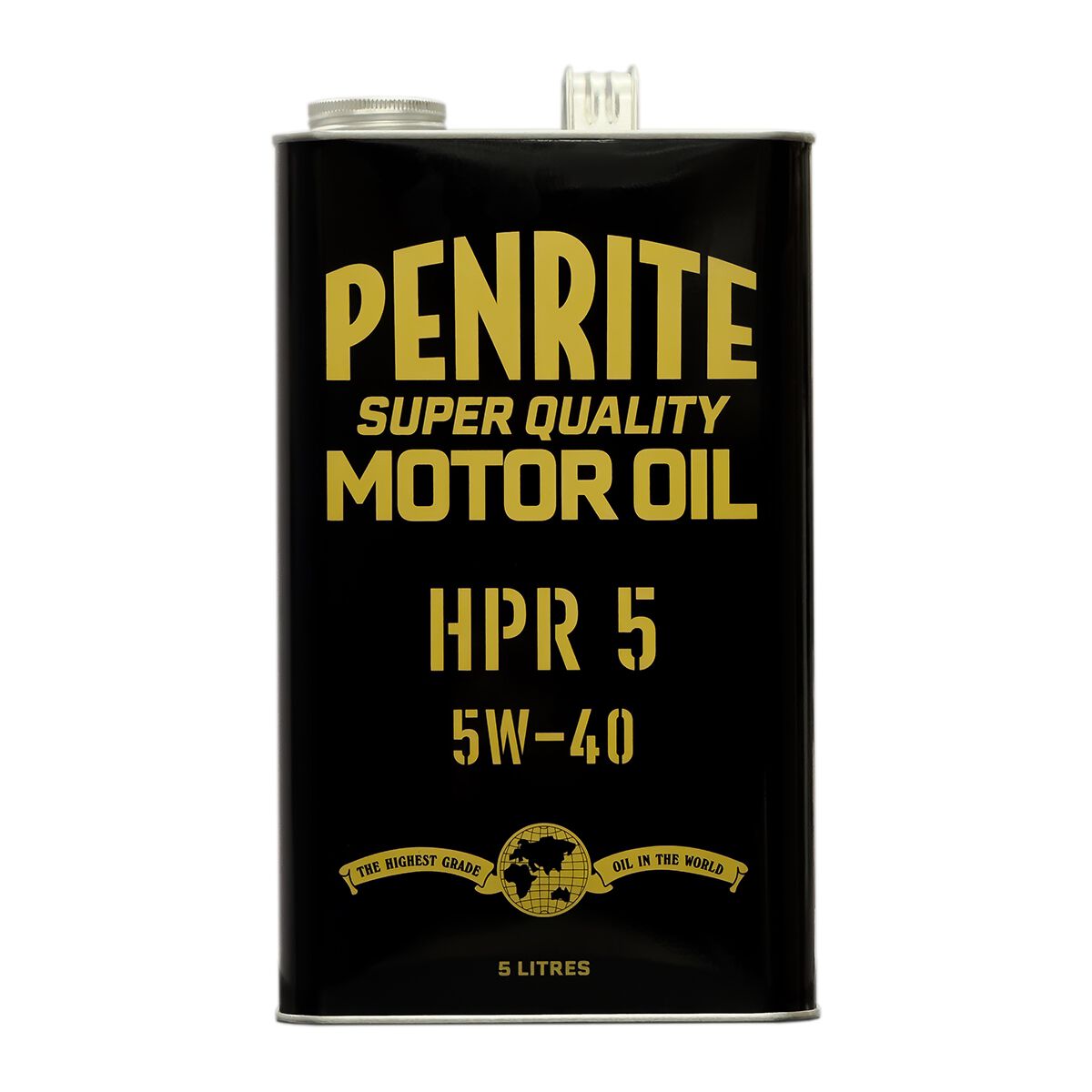 Penrite HPR 5 Engine Oil - 5W-40 5 Litre (Collectors Item Vintage Tin), , scanz_hi-res