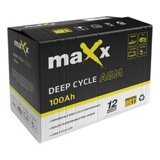 Maxx Deep Cycle Battery DC12-100Ah AGM, , scanz_hi-res
