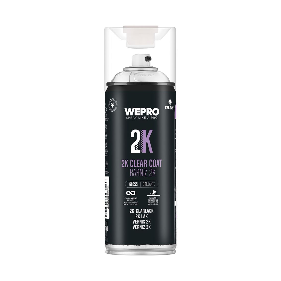 MTN WEPRO 2K Clear Coat Gloss 400mL, , scanz_hi-res