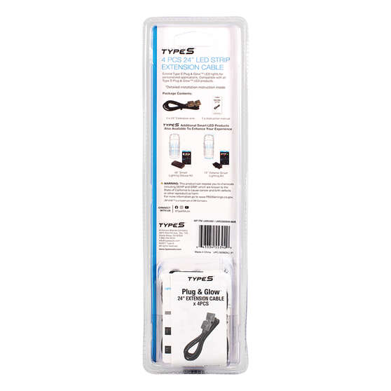 Type S Accessory 24" Extension Cables, , scanz_hi-res