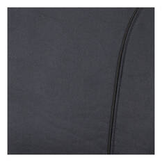 Ridge Ryder Canvas Seat Cover Charcoal/Black Piping Adjustable Headrests Rear Seat 06H, , scanz_hi-res