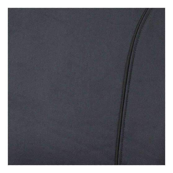 Ridge Ryder Canvas Seat Cover Charcoal/Black Piping Adjustable Headrests Rear Seat 06H, , scanz_hi-res