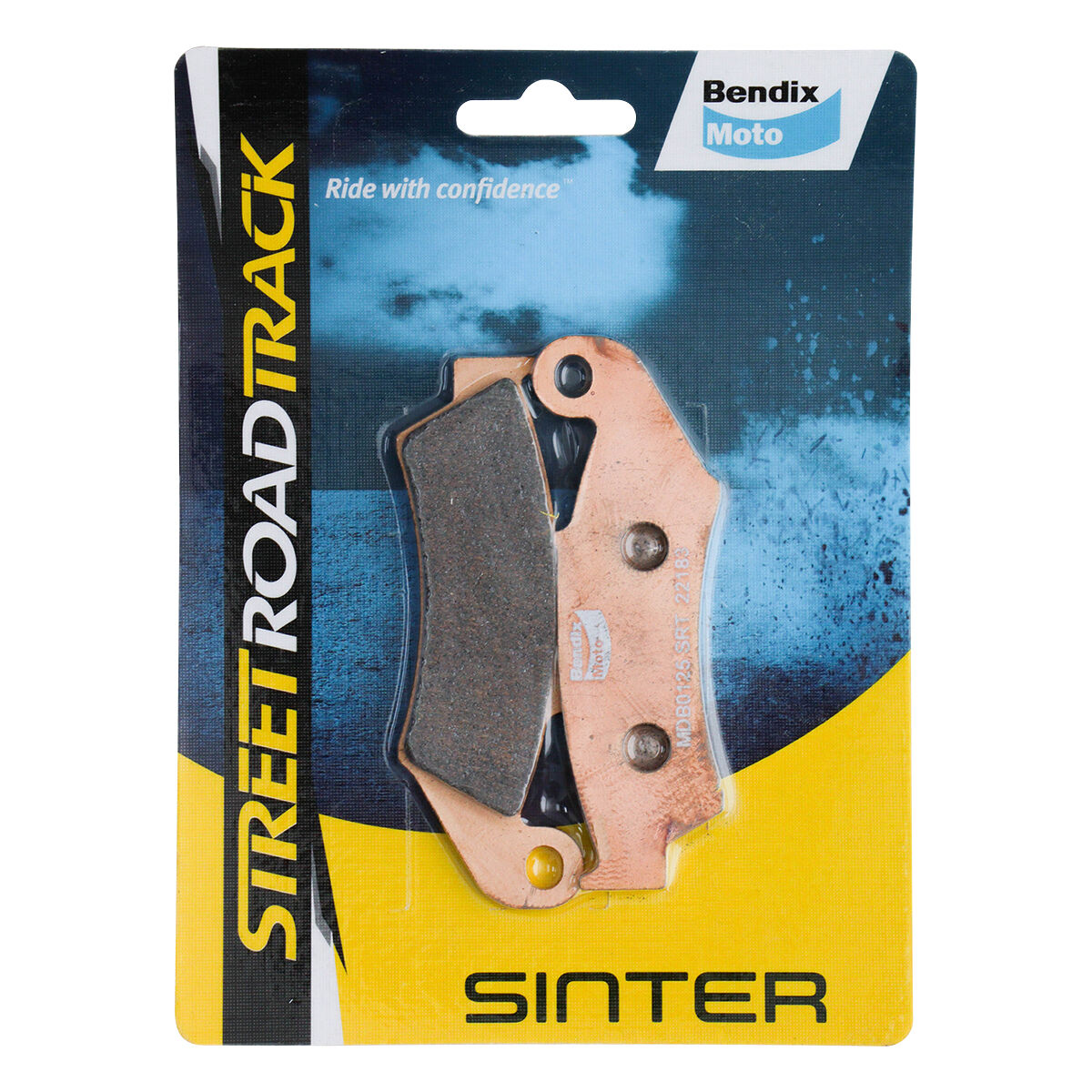Bendix Street Road Track Motorcycle Disc Brake Pads - MDB0125-SRT, , scanz_hi-res