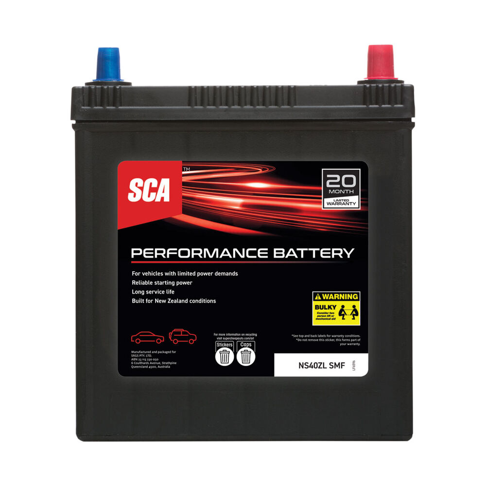 SCA Heavy Duty Car Battery NS40ZL SMF Supercheap Auto New Zealand