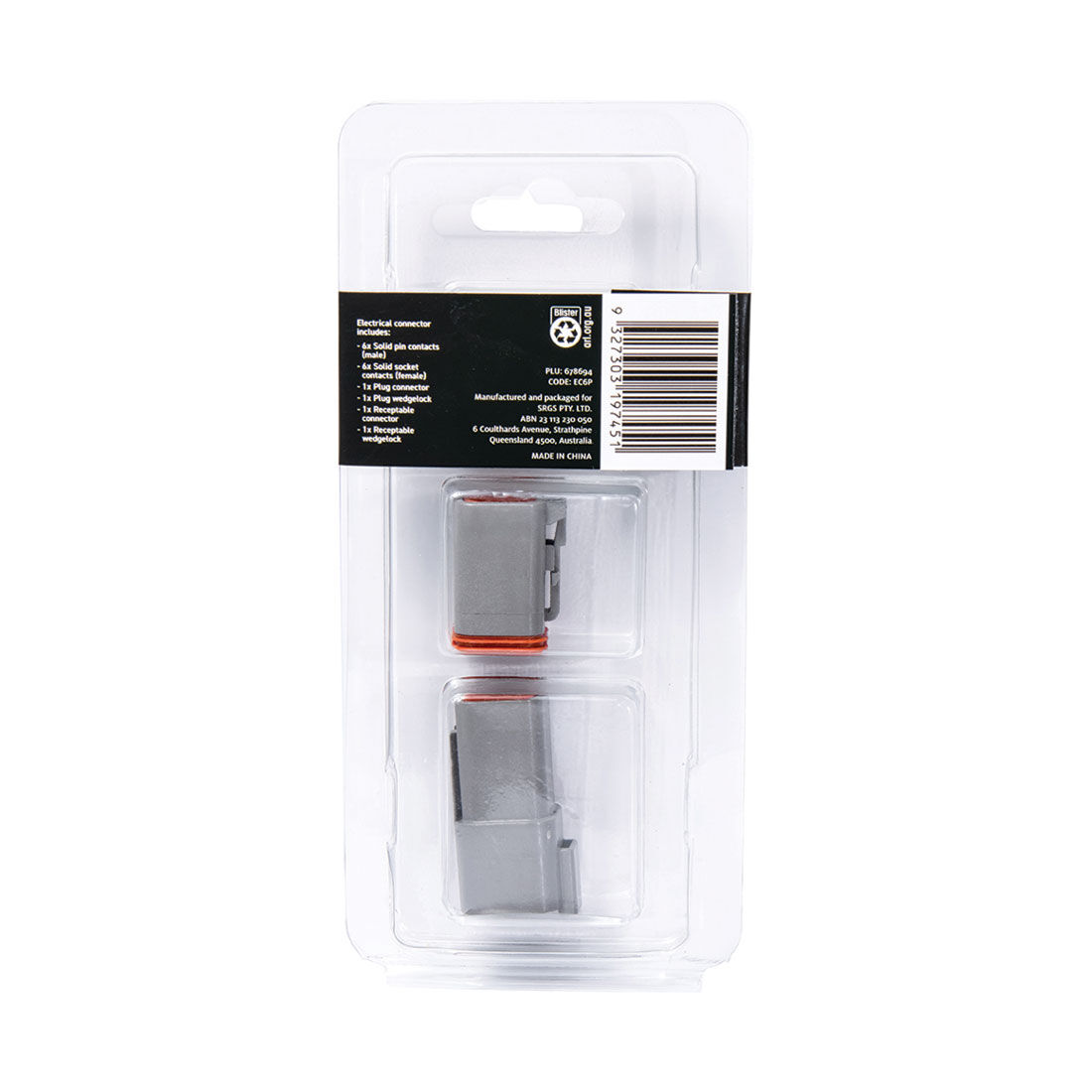 SCA DT Electrical Connector 6 Pin, , scanz_hi-res