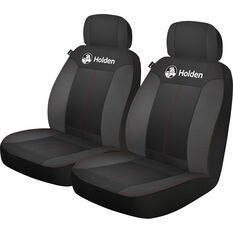 Holden Houston Seat Covers - Black/Red Adjustable Headrests Size 30 Airbag Compatible, , scanz_hi-res