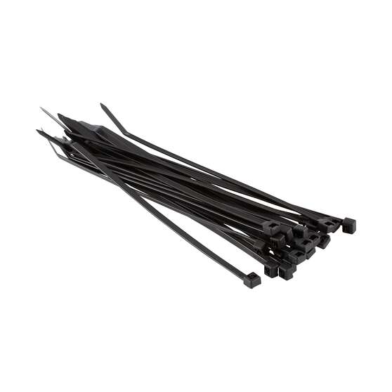 Tridon Releasable Cable Ties, Black, 200mm x 4.8mm, 100 Pack, CTR205BKCD-100, , scanz_hi-res