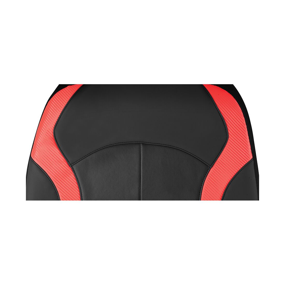 SCA Seat Cover Sports Black & Red Leather Look, Adjustable Headrests, Airbag Compatible, Size 30A, , scanz_hi-res