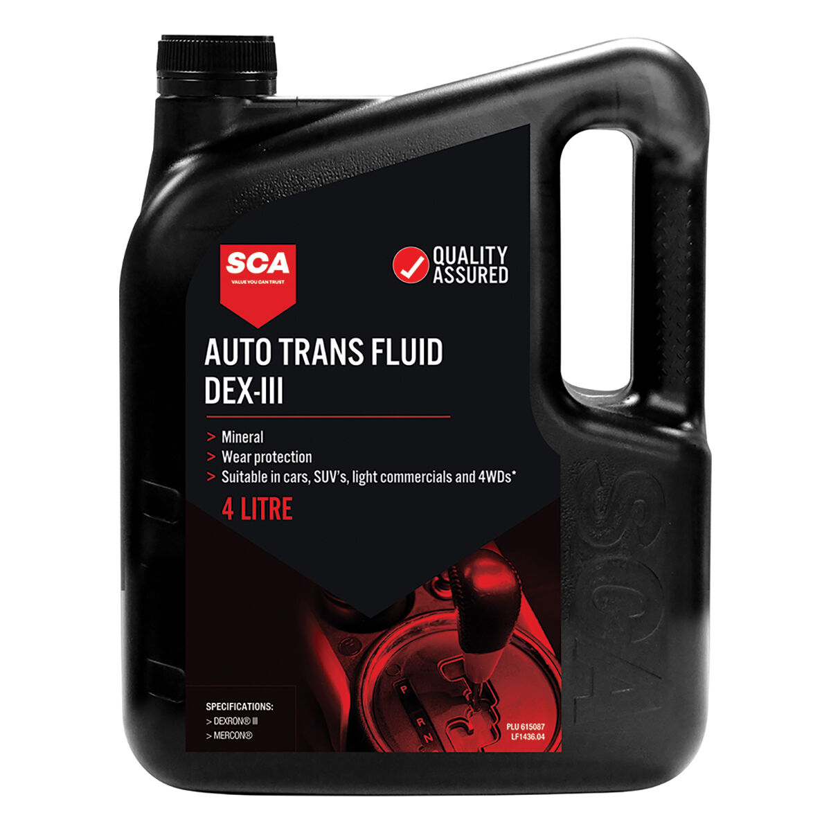 SCA ATF DEX-III Automatic Transmission Fluid 4 Litre, , scanz_hi-res