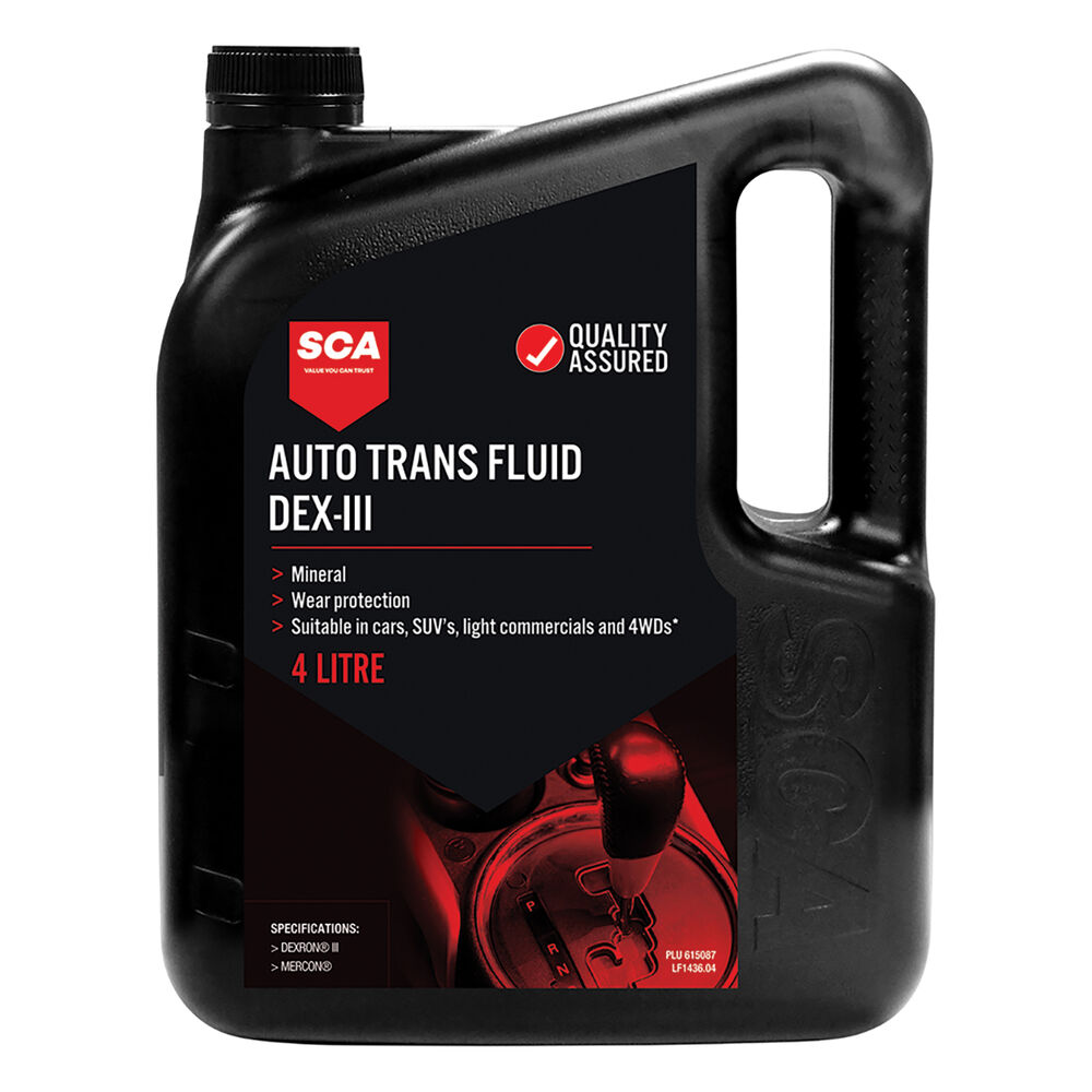 SCA ATF DEXIII Automatic Transmission Fluid 4 Litre Supercheap Auto