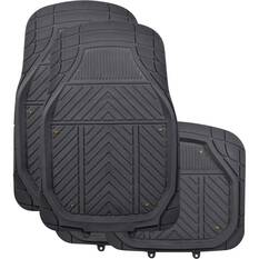 Ridge Ryder Deep Dish Combo Carpet/PVC Car Floor Mats - Set of 4, Black, , scanz_hi-res
