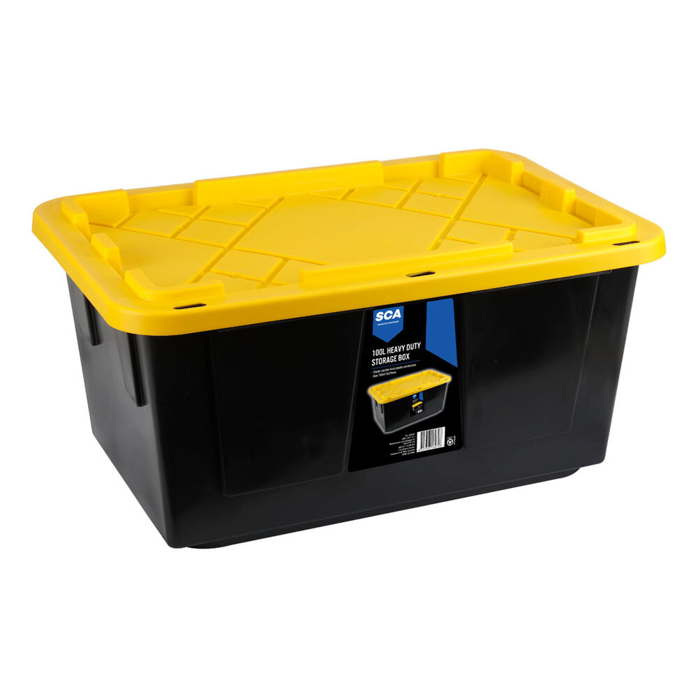 SCA Heavy Duty Storage Box 100 Litre Supercheap Auto New Zealand