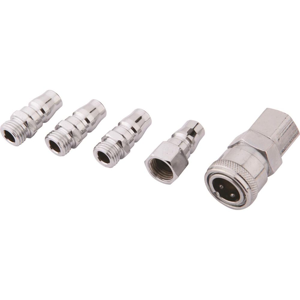 Blackridge Air Fitting Set Plug and Coupler 1/4" 5 Piece Supercheap