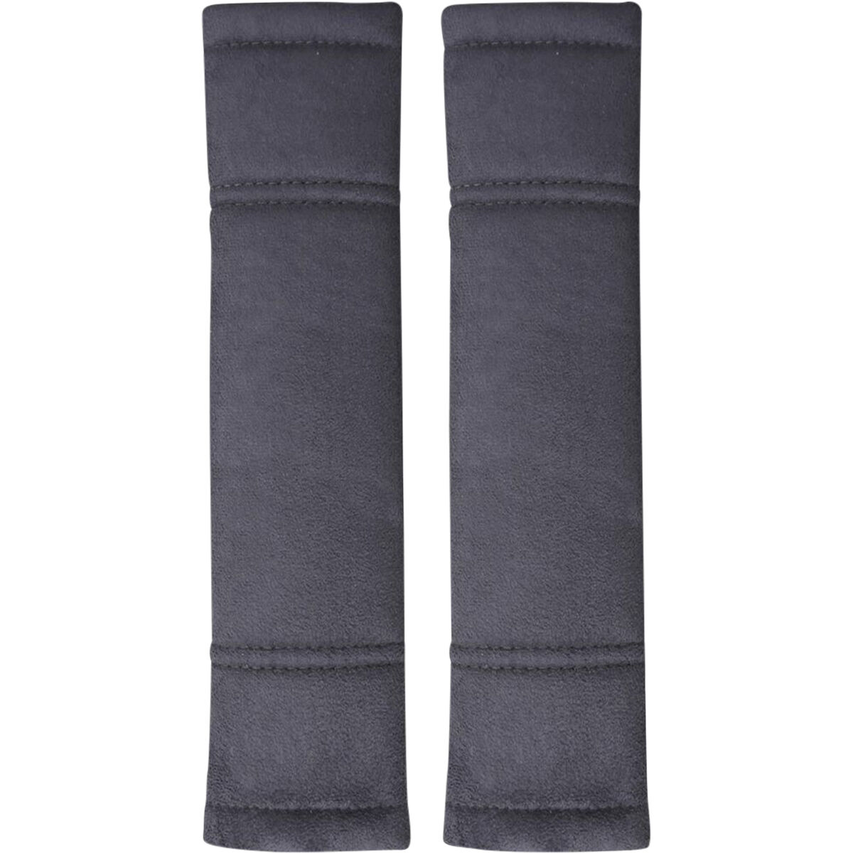 SCA Suede Velour Seat Belt Buddies Charcoal Pair, , scanz_hi-res