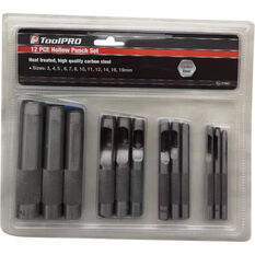 ToolPRO Hollow Punch Set - 12 Piece, , scanz_hi-res