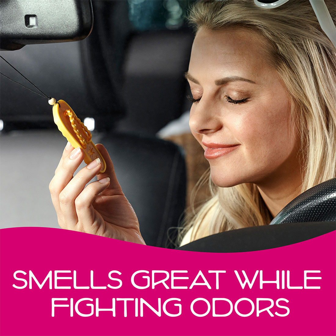 California Scents Novelty Hanging Sandal Tropical Colada Car Air Freshener - 1PK, , scanz_hi-res