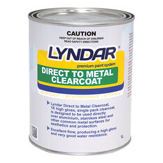 Lyndar Direct to Metal Clearcoat 1 Litre, , scanz_hi-res
