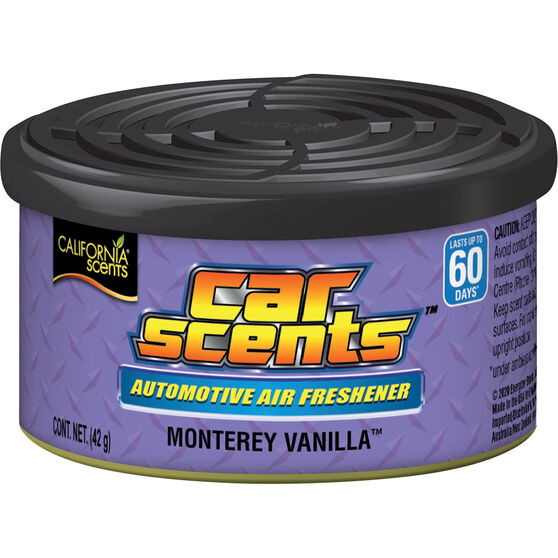 California Scents Car Scents Air Freshener Can Monterey Vanilla 42g, , scanz_hi-res
