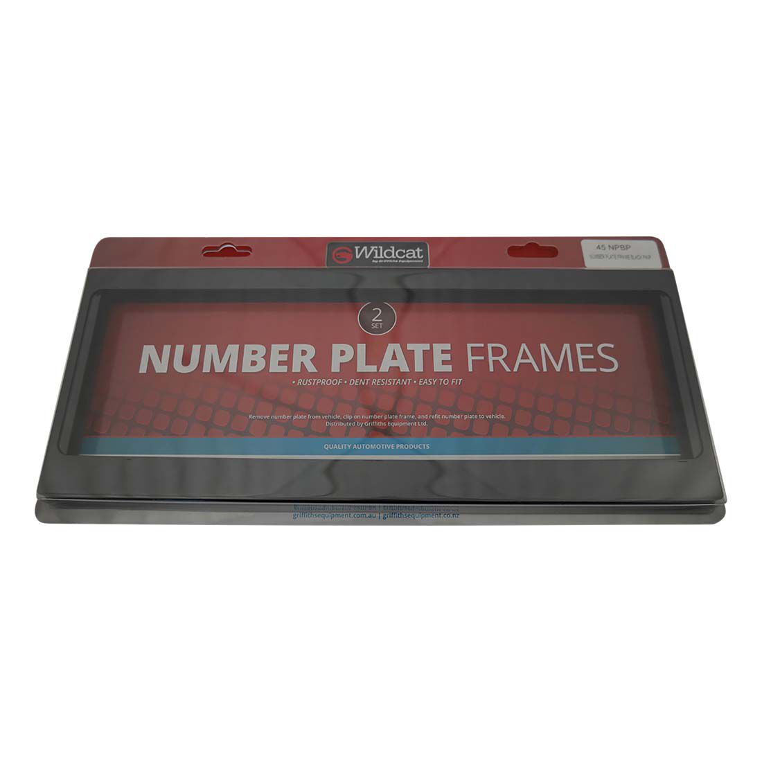 Wildcat Number Plate Frame - Black, , scanz_hi-res