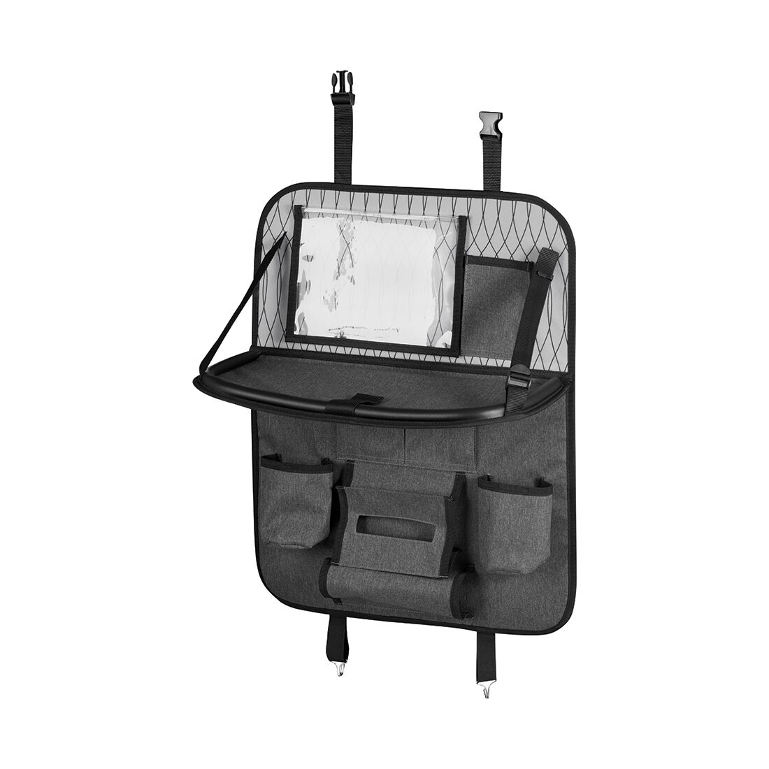 Cabin Crew Backseat Repreve Organiser Grey/Print/Black, , scanz_hi-res