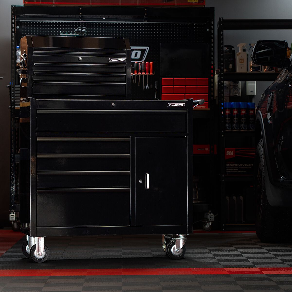 ToolPRO Tool Cabinet Black 5 Drawer 27", , scanz_hi-res